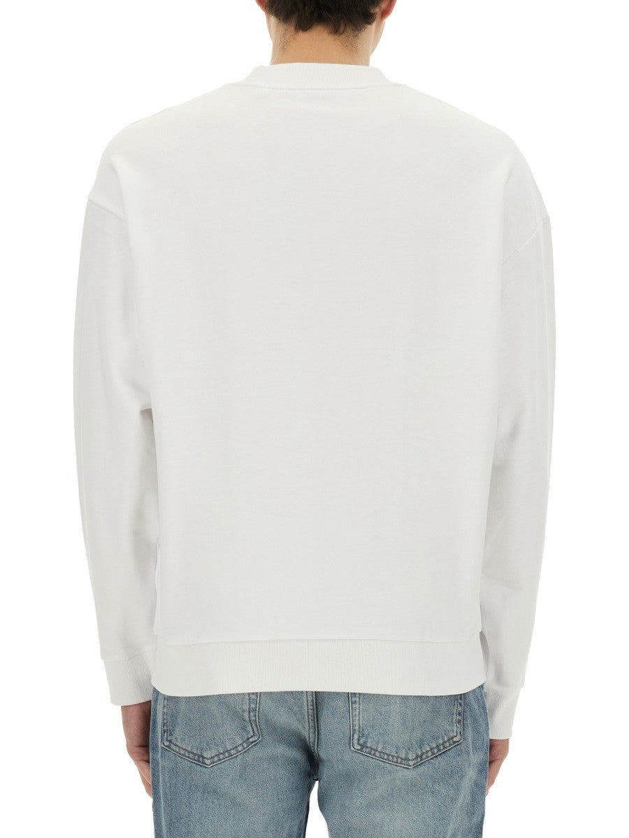 BOSS Men's Niero Sweatshirt White