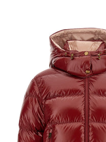 Moncler Nievole Down Jacket Red, view 4