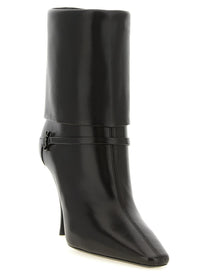 Saint Laurent Niki Ankle Boots Brown