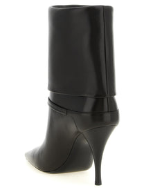 Saint Laurent Niki Ankle Boots Brown