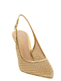 Gianvito Rossi Nikki Slingback Gold