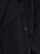 The Frankie Shop Women's Nikola Wool and Cashmere Blend Coat Black, view 3