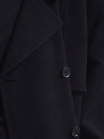 The Frankie Shop Women's Nikola Wool and Cashmere Blend Coat Black