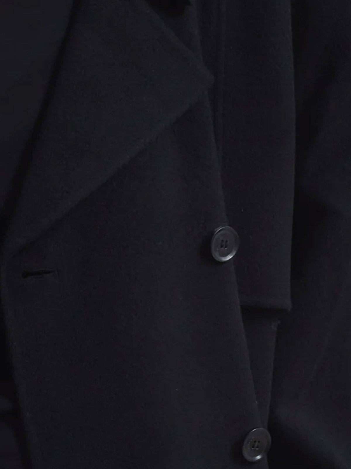 The Frankie Shop Women's Nikola Wool and Cashmere Blend Coat Black, view 3