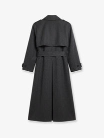 The Frankie Shop Women's Nikola Wool and Cashmere Blend Coat Grey