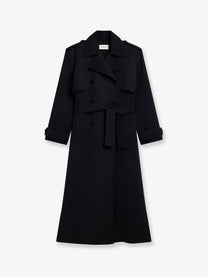 The Frankie Shop Women's Nikola Wool and Cashmere Blend Coat Black