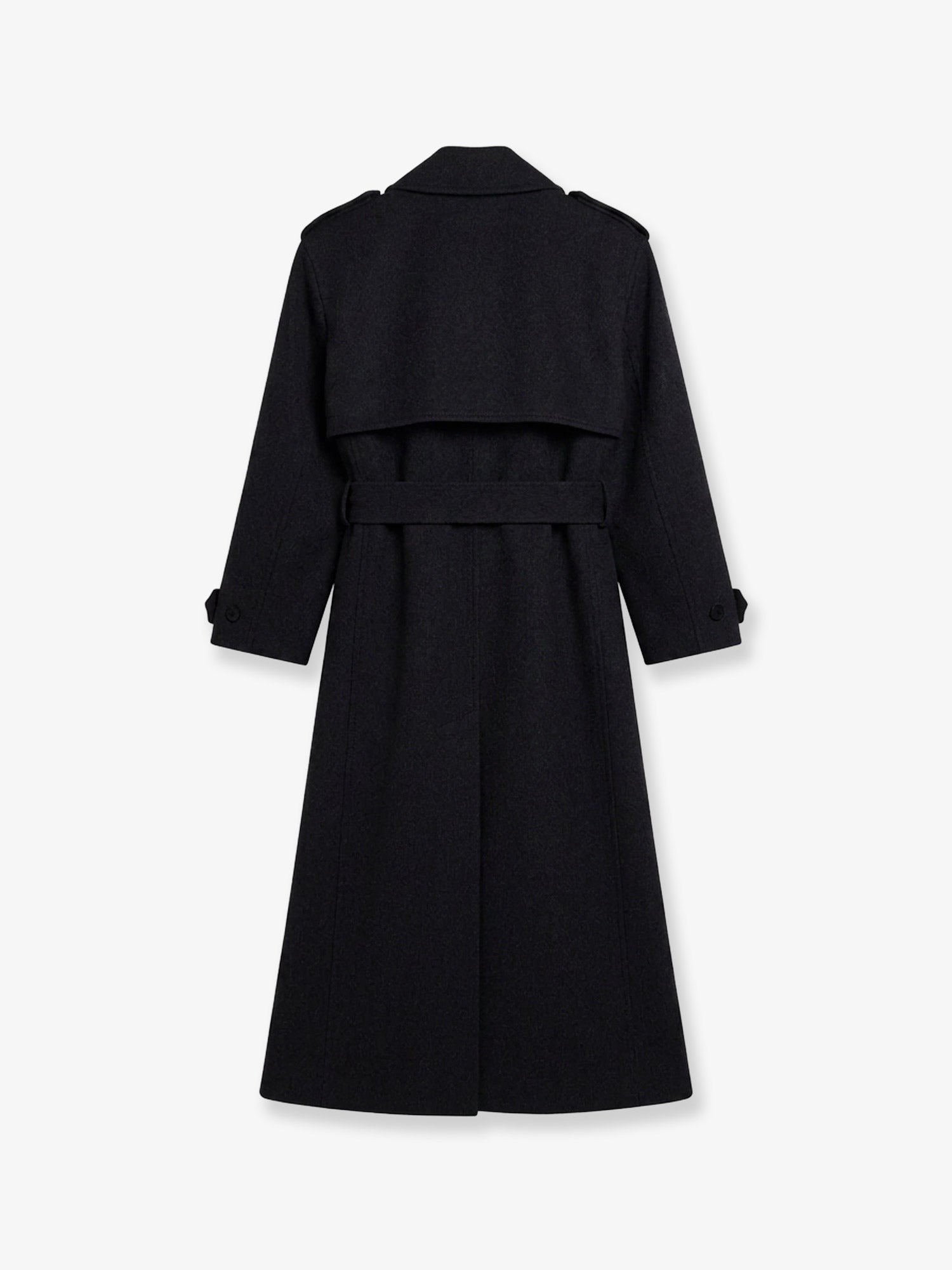 The Frankie Shop Women's Nikola Wool and Cashmere Blend Coat Black
