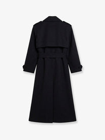 The Frankie Shop Women's Nikola Wool and Cashmere Blend Coat Black