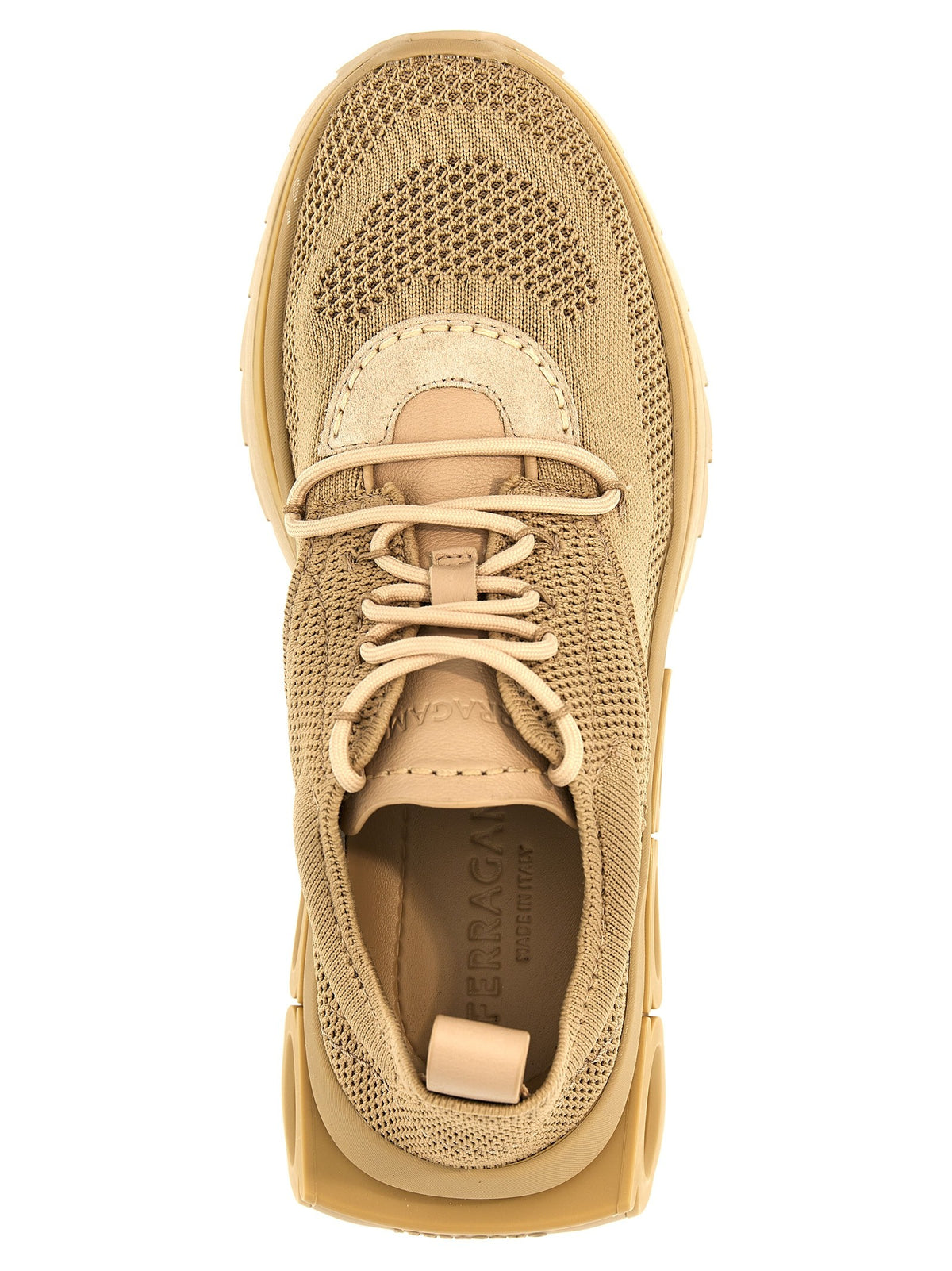 Ferragamo Nima Sneakers Beige, view 4