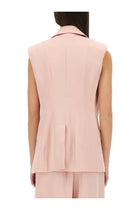 Nina Ricci Women's Double Breasted Sleeveless Jacket Blue, view 3