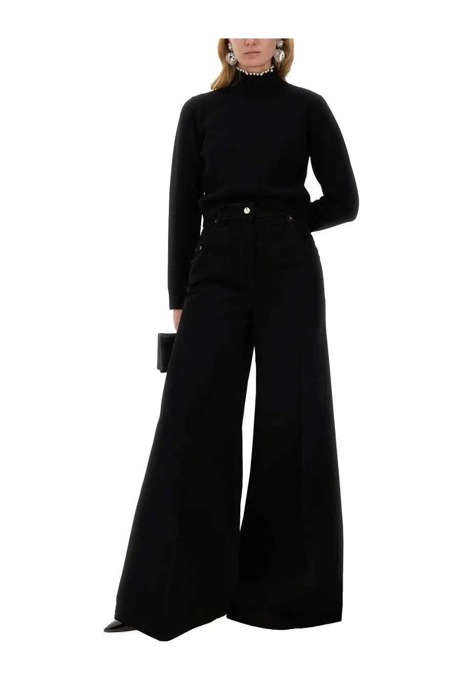 Nina Ricci Women's Flared Pants Black, view 2