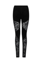 Nina Ricci Women's Patchwork Leggings Black
