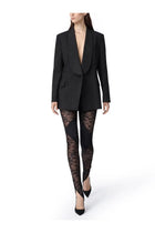 Nina Ricci Women's Patchwork Leggings Black, view 2
