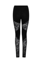 Nina Ricci Women's Patchwork Leggings Black, view 3