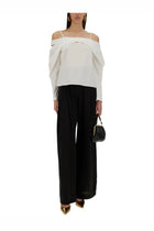 Nina Ricci Women's Off Shoulder Shirt White, view 2