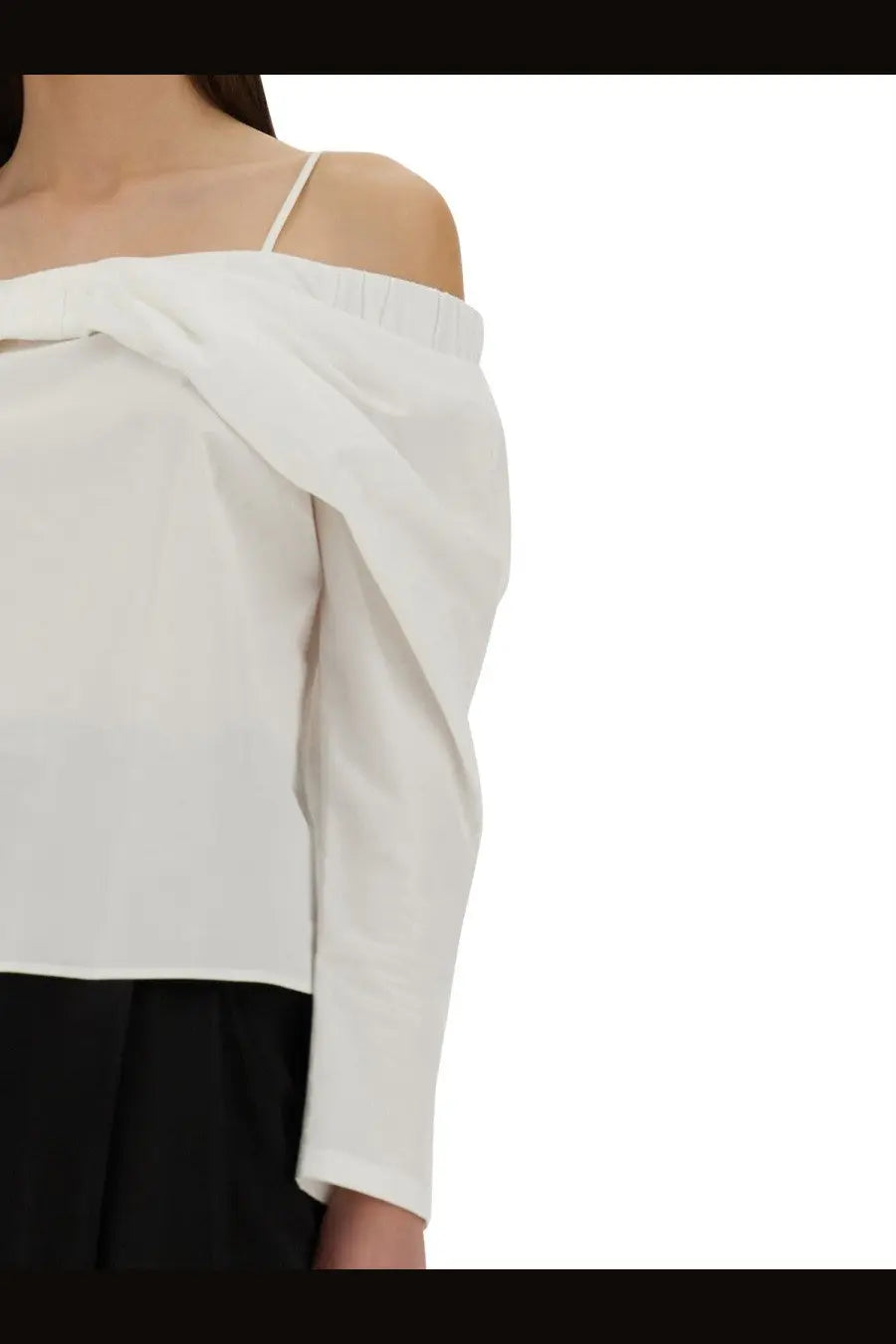 Nina Ricci Women's Off Shoulder Shirt White, view 4