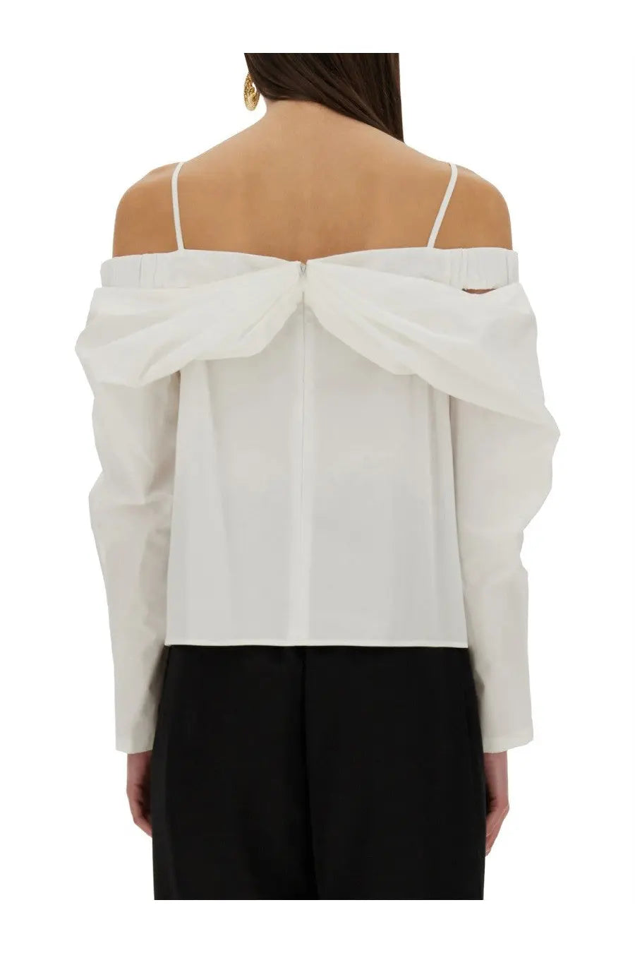 Nina Ricci Women's Off Shoulder Shirt White, view 3