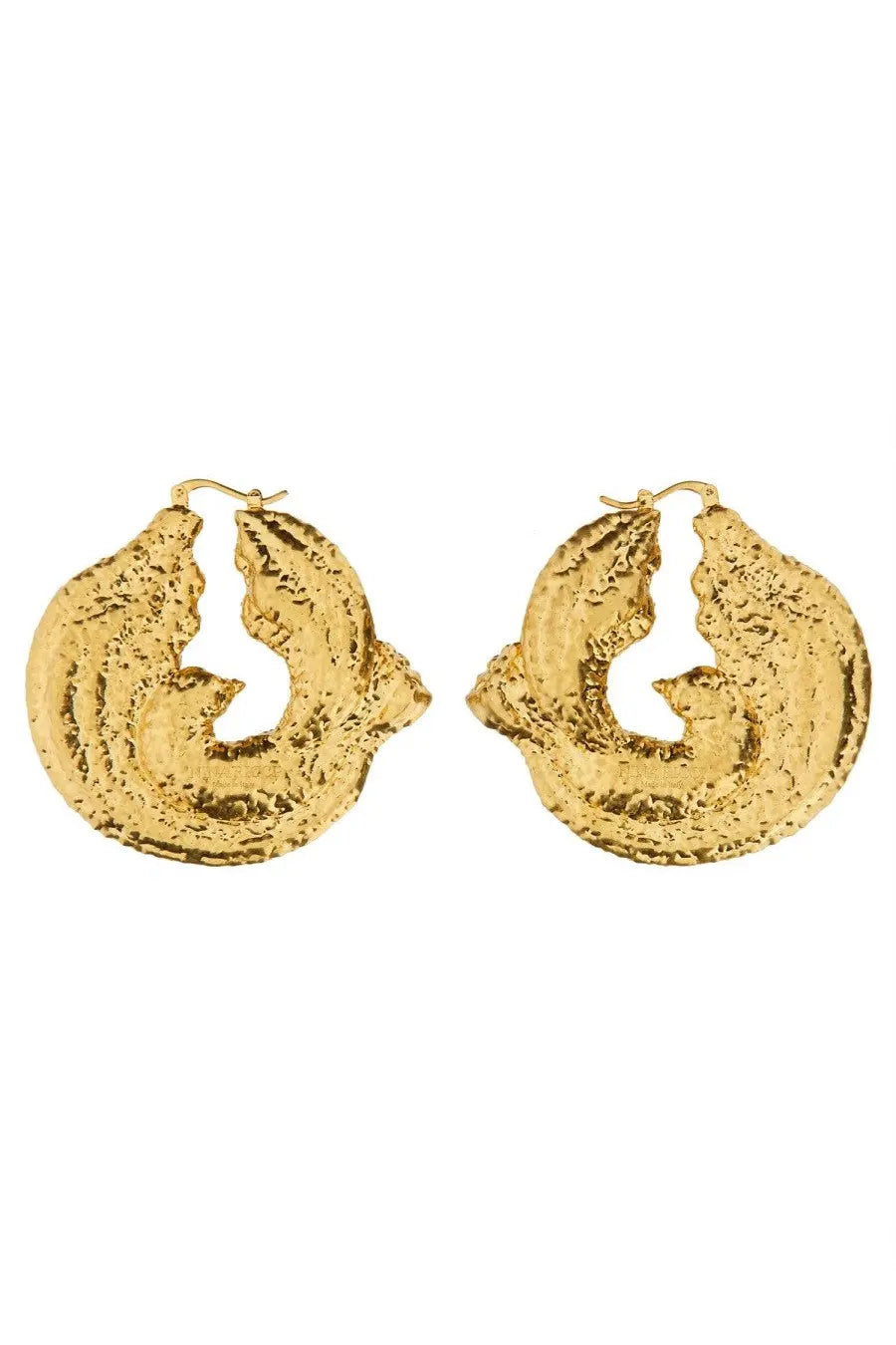 Nina Ricci Women's Twisted Earrings Gold, view 2