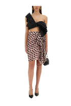 Nina Ricci Women's Twisted Polka Dots Top Black, view 2