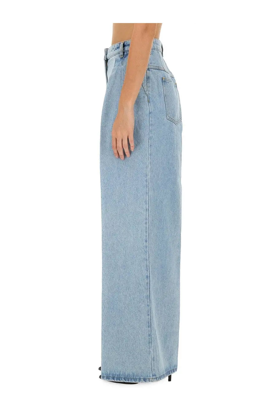 Nina Ricci Women's Wide Jeans Blue, view 4