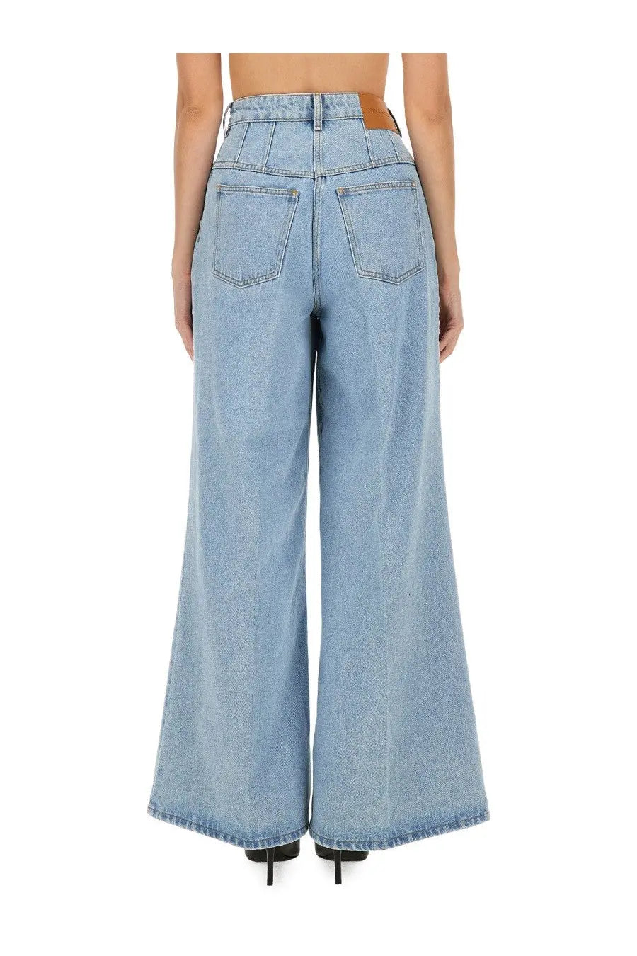 Nina Ricci Women's Wide Jeans Blue, view 3