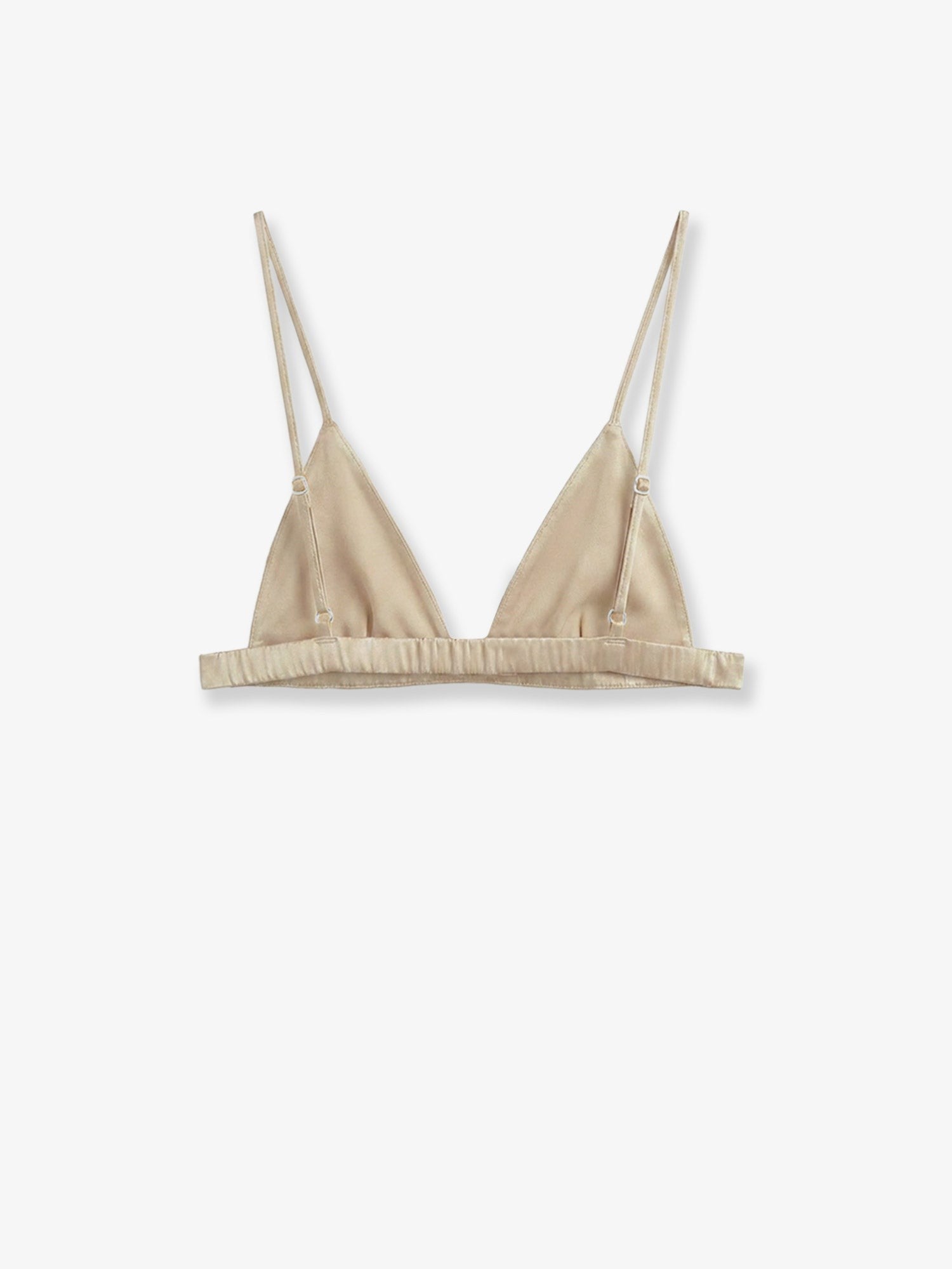 The Frankie Shop Women's Nina Satin Bralette White