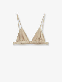 The Frankie Shop Women's Nina Satin Bralette White