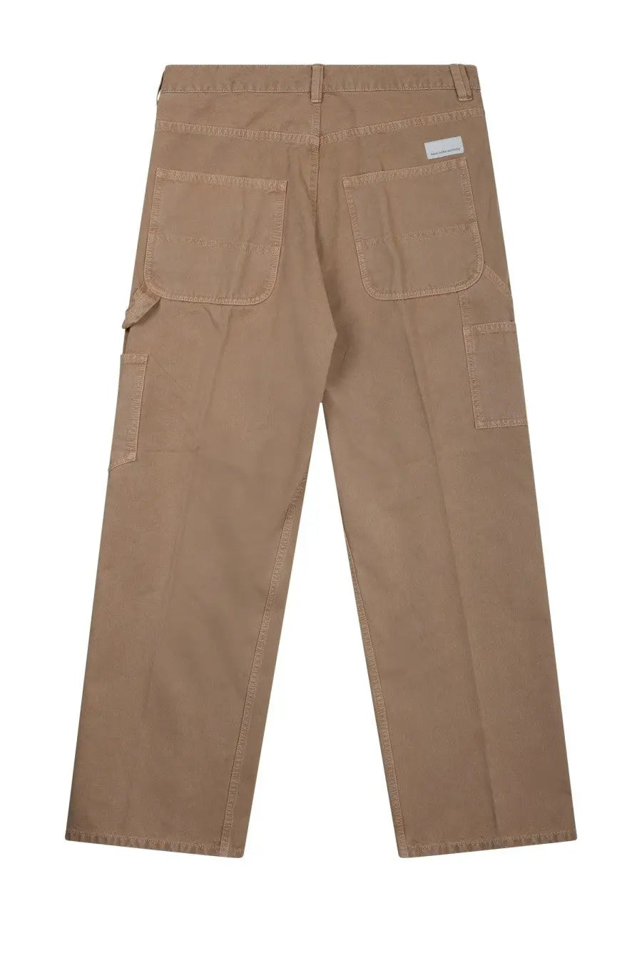 Nineinthe morning men’s jeans carpenter pat beige tan cargo pants with multiple pockets and durable fabric finish