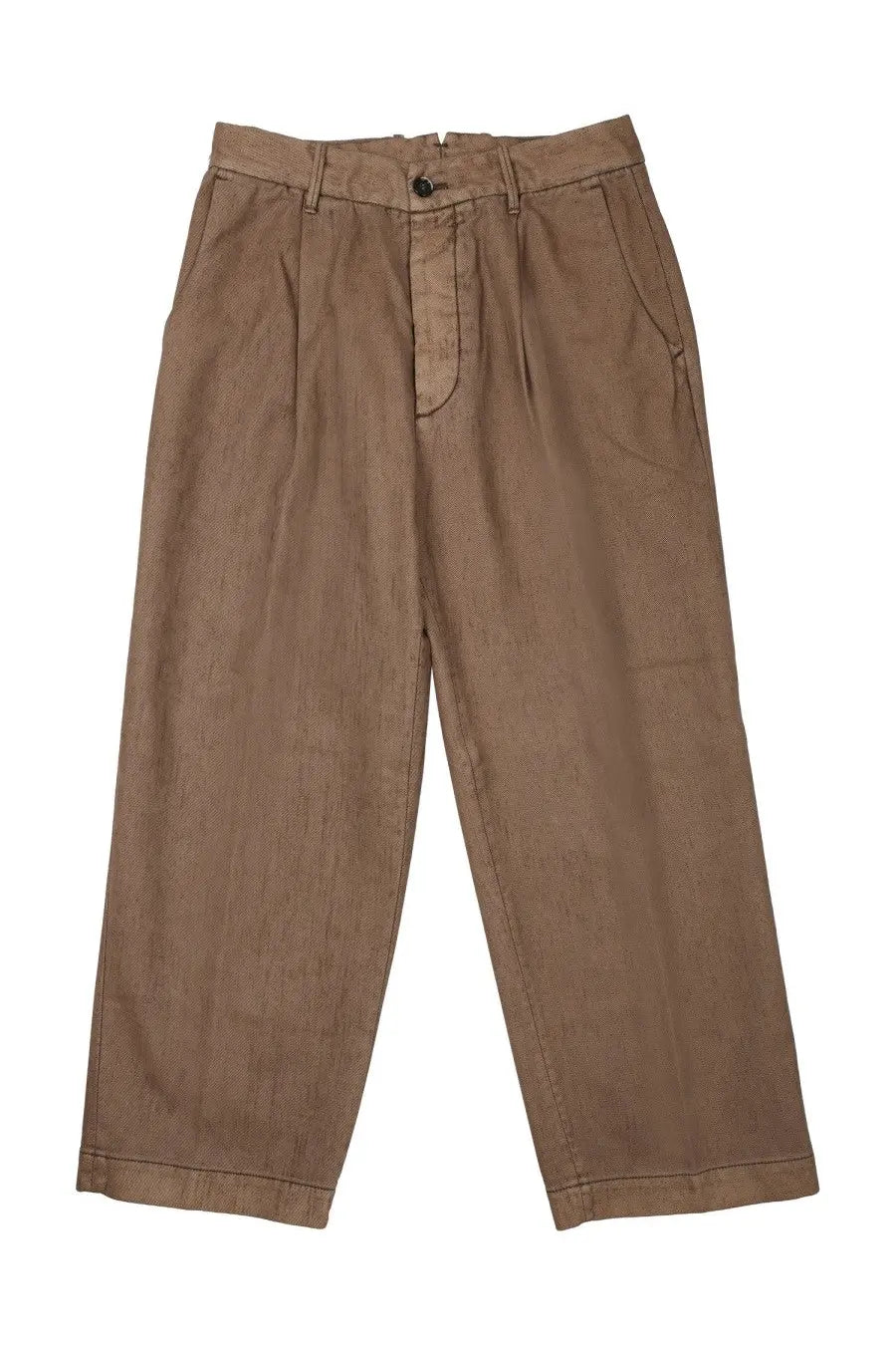 Nine:Inthe:Morning Men's Cotton Trousers Brown