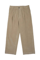 Nine:Inthe:Morning Men's Cotton Ribbed Trousers Beige