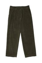 Nine:Inthe:Morning Men's Cotton Ribbed Trousers Green