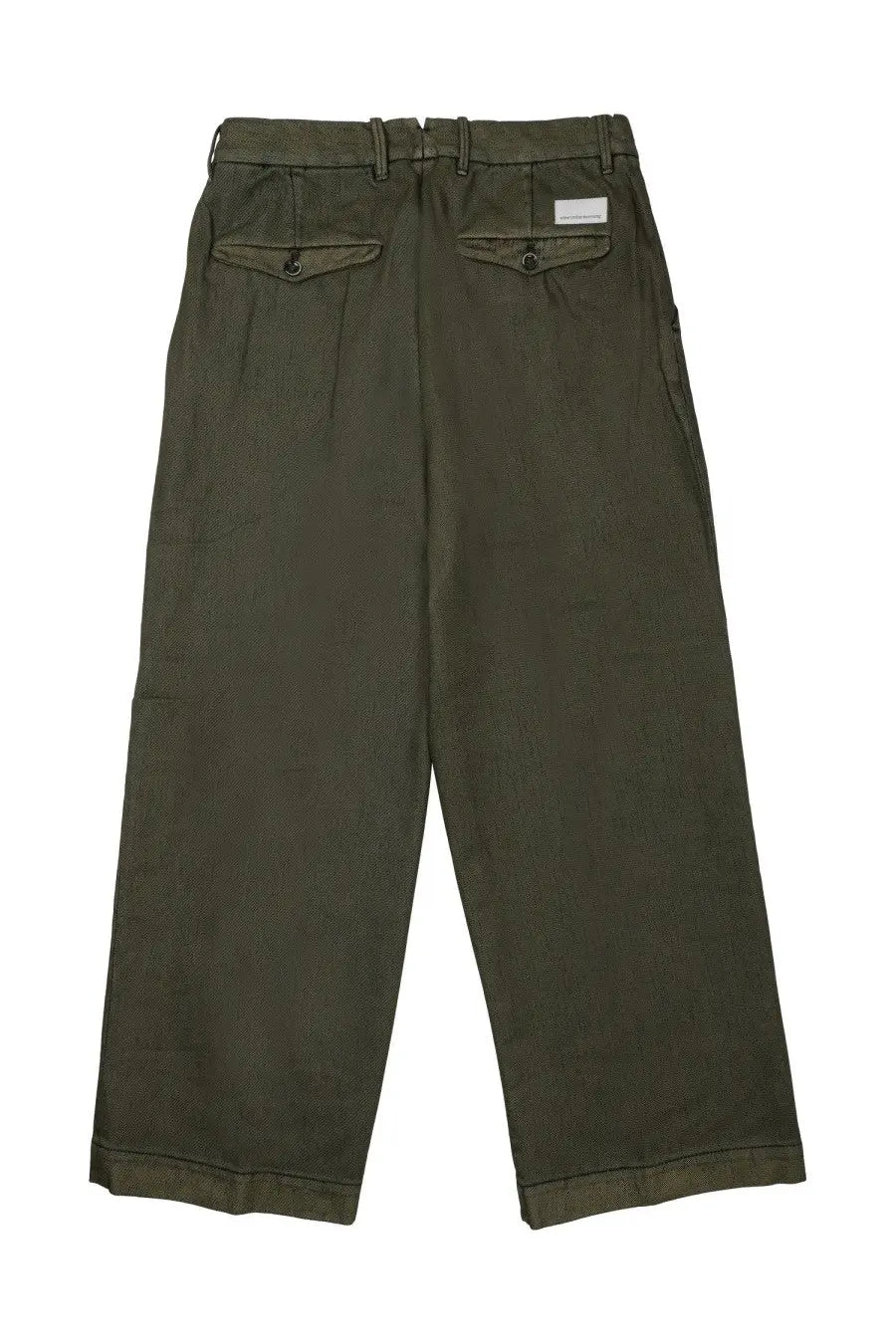 Nine:Inthe:Morning Men's Cotton Trousers Green, view 2
