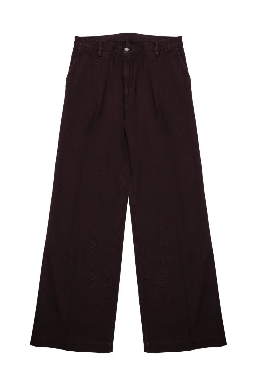 Nine:Inthe:Morning Women's Cotton Jeans Wide Brown