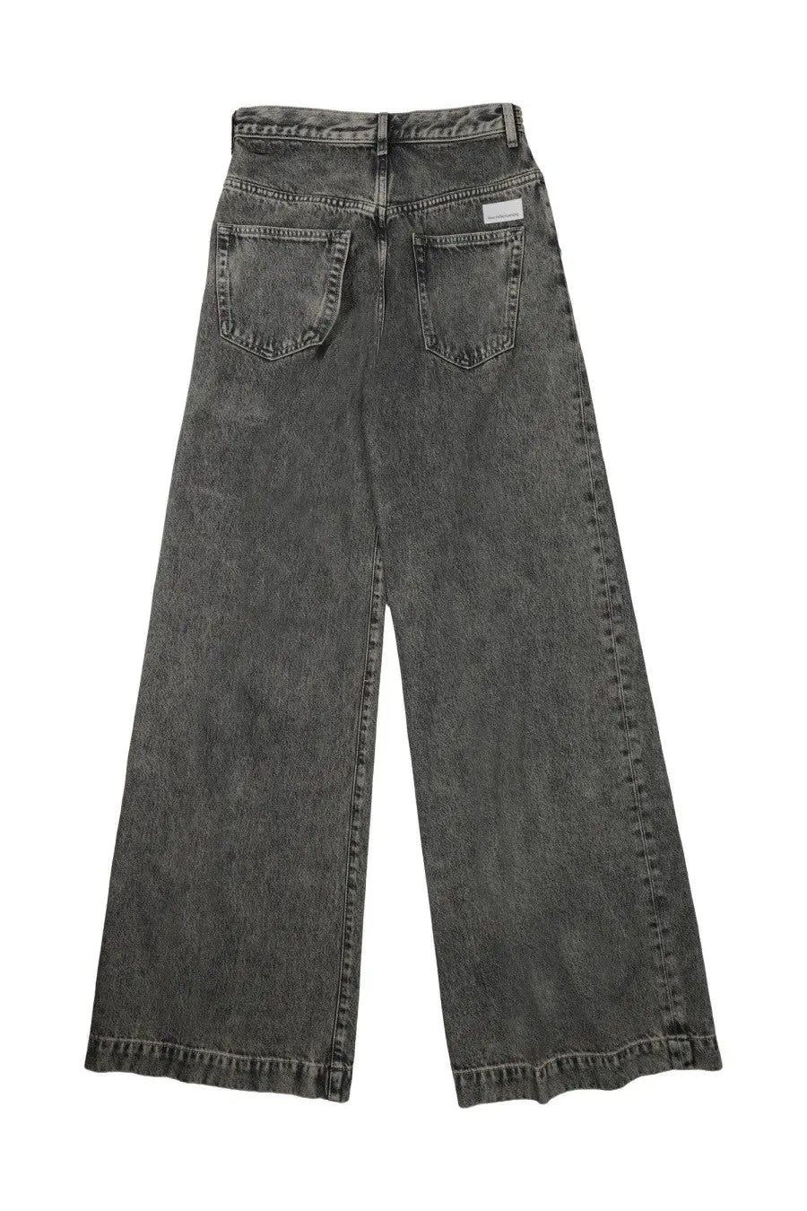 Nine:Inthe:Morning Women's Cotton Jeans Wide Grey, view 2