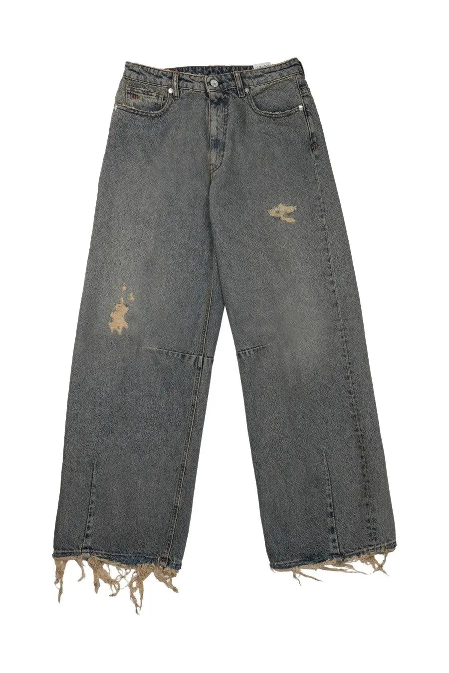 Nine:Inthe:Morning Women's Jeans Ergonomic Effetto Destroy Blue