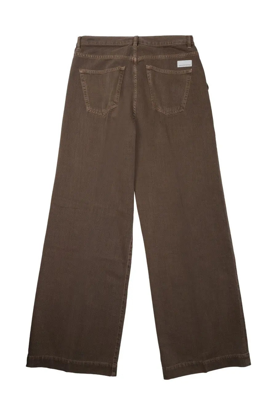 Nine:Inthe:Morning Women's Cotton Jeans Wide Brown, view 2