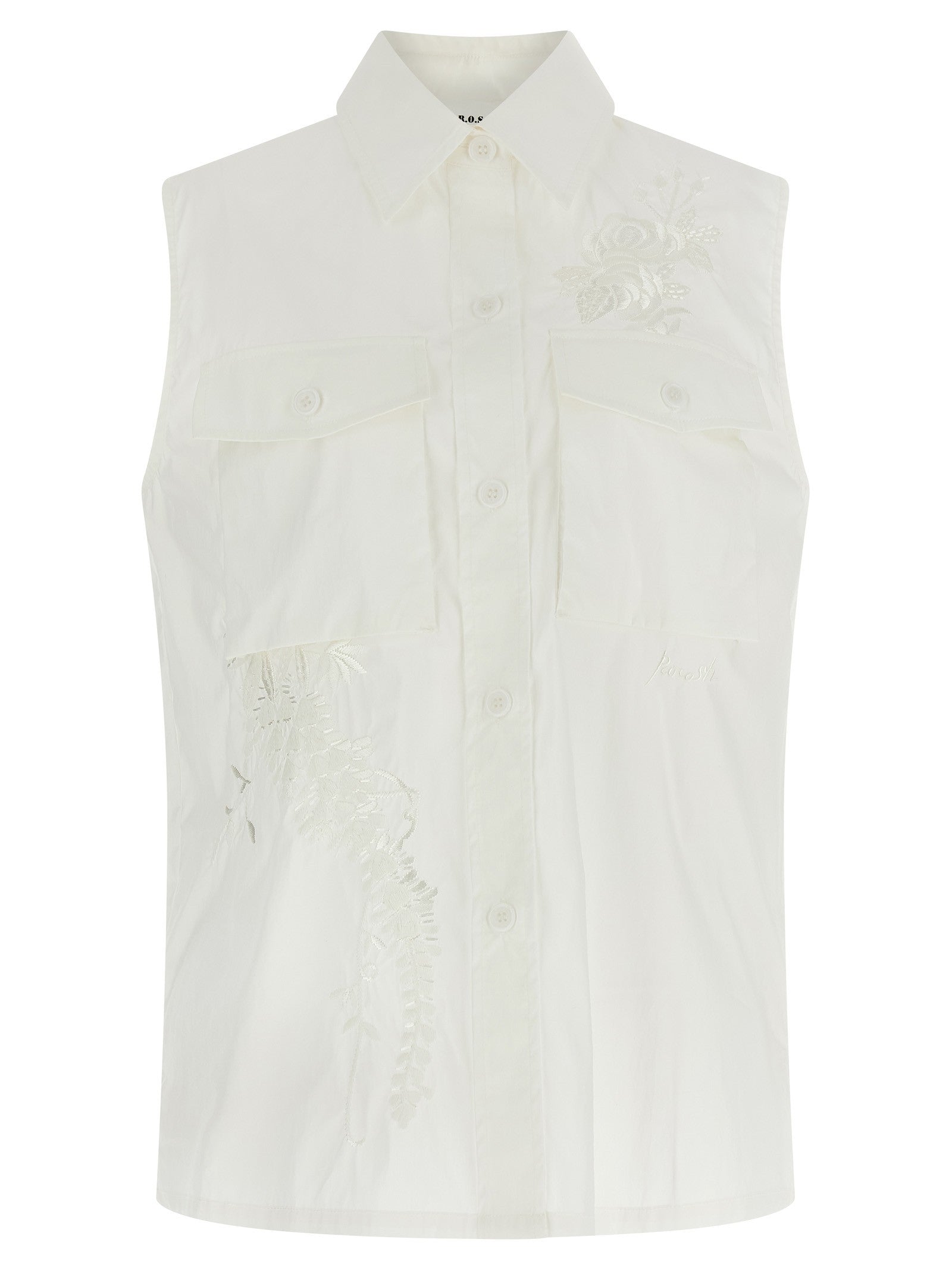 Parosh Shirt White