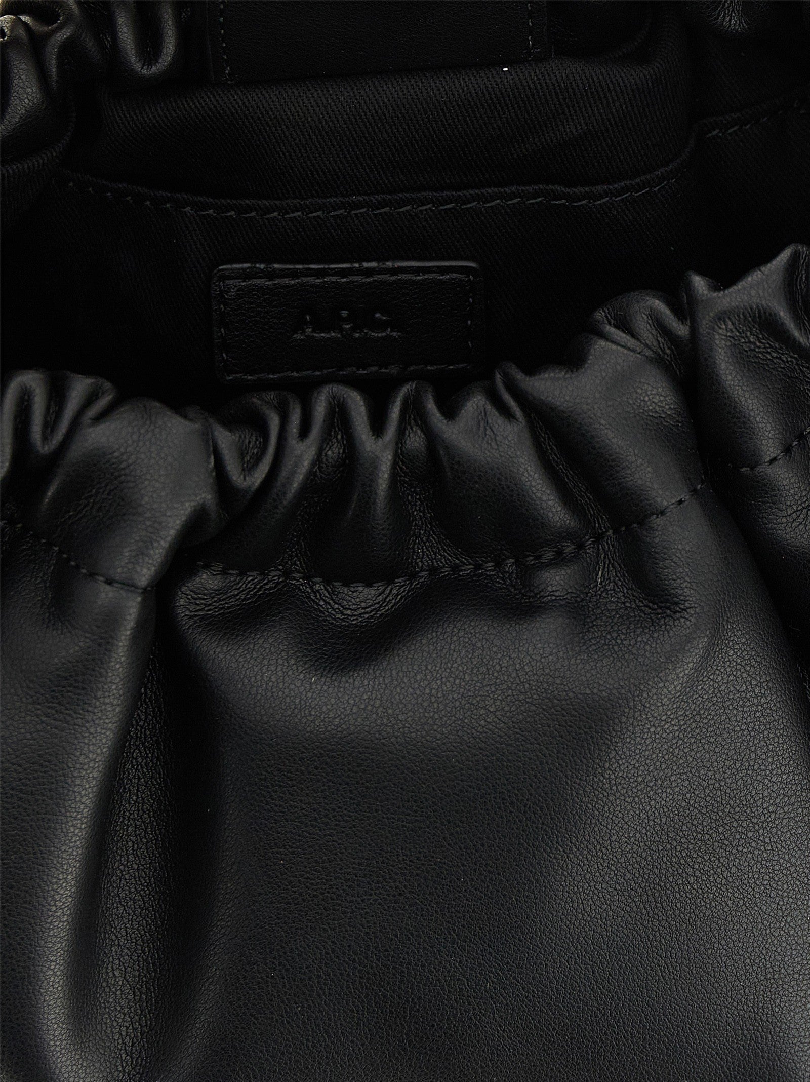 A.P.C Ninon Hoop Shoulder Bag Black