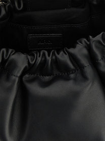 A.P.C Ninon Hoop Shoulder Bag Black