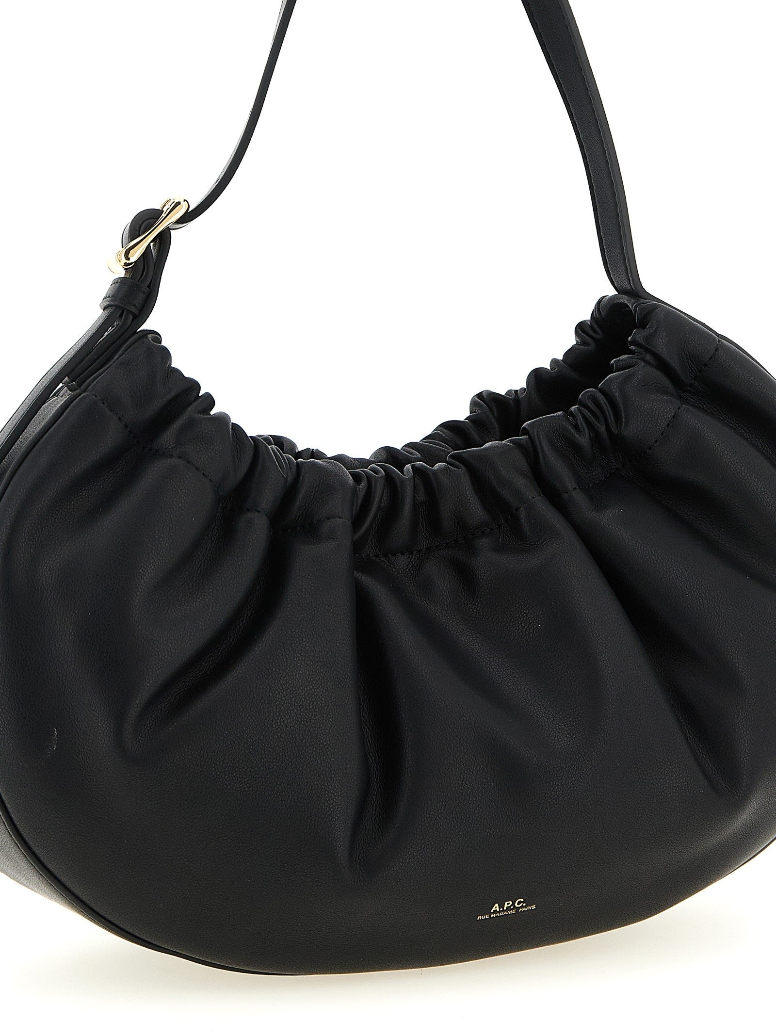 A.P.C Ninon Hoop Shoulder Bag Black