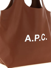 A.P.C Ninon Large Shopping Bag Brown