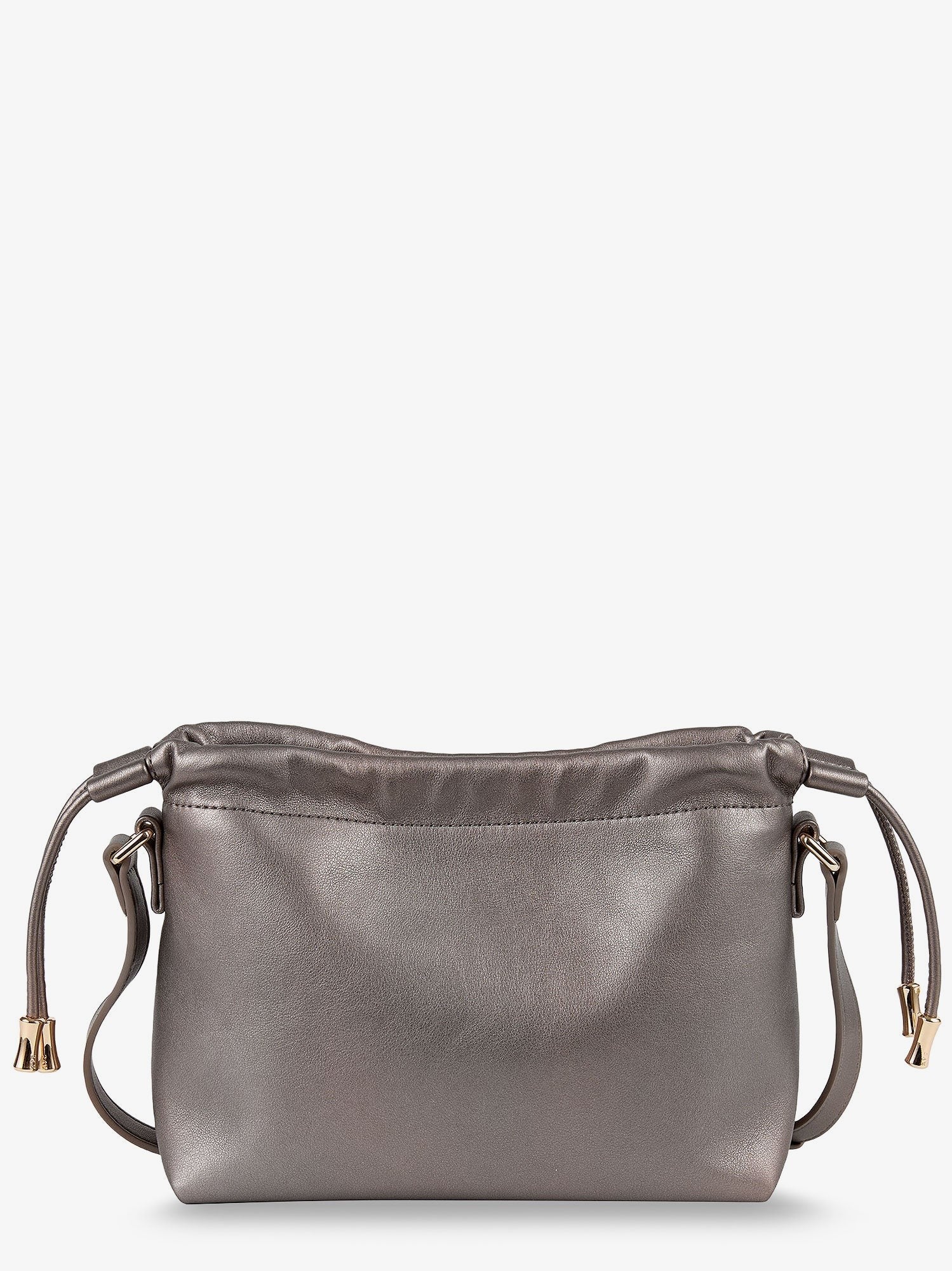 A.P.C Women's Ninon Synthetic Leather Crossbody Bag Silver