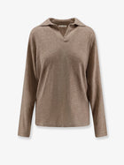 The Row Women's Niosa Polo Shirt in Cotton and Linen White