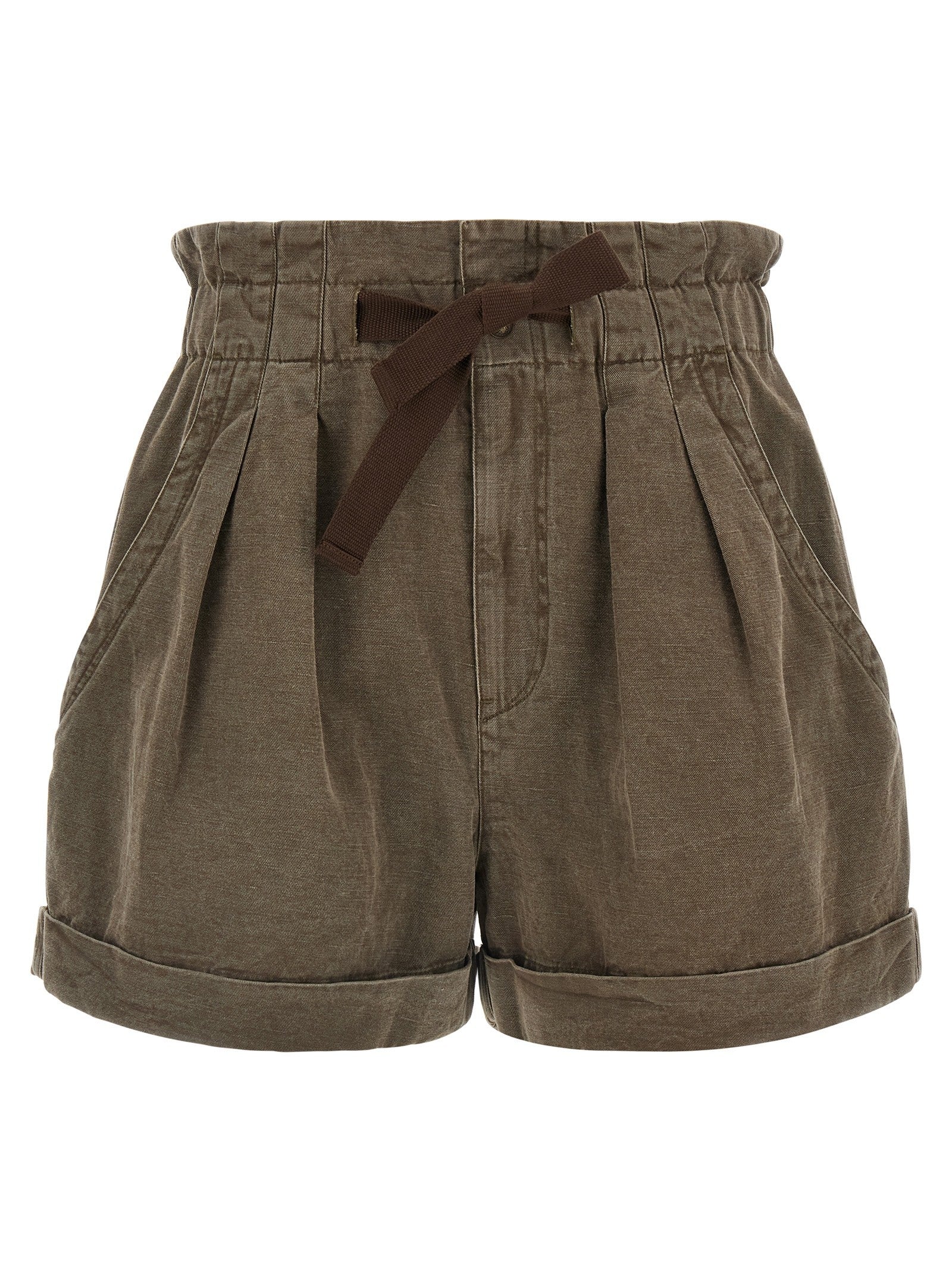 Isabel Marant Étoile Nirma Bermuda Shorts Brown