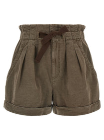 Isabel Marant Étoile Nirma Bermuda Shorts Brown