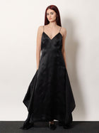 R2W Women's Nith Organza Dress Black