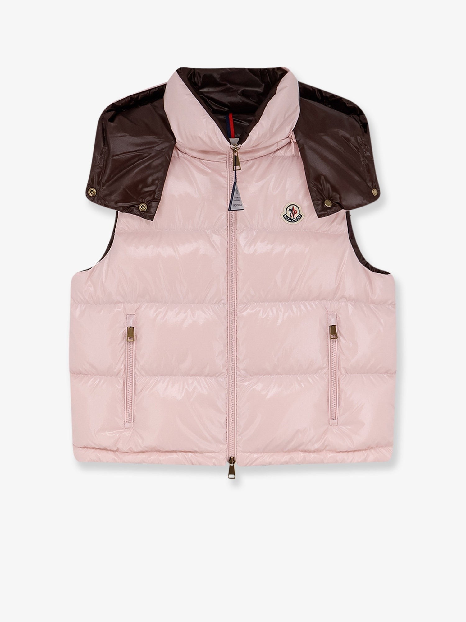 Moncler Women's Niverolle Sleeveless Down Jacket Pink