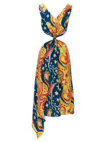 Marni No Vacancy Inn Capsule High Summer Long Dress Gold