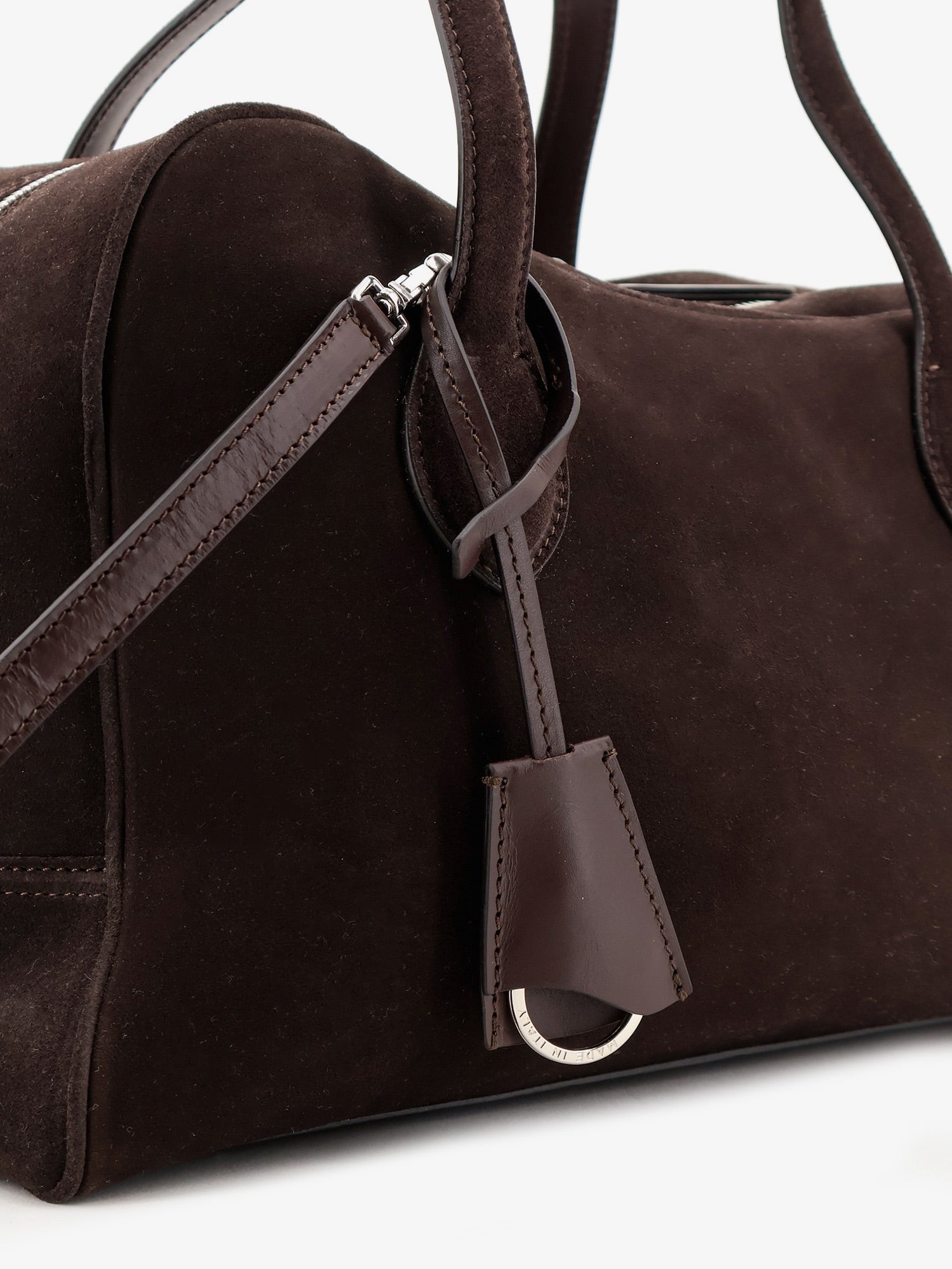 ATP Atelier Women's Noale Suede Handbag Brown