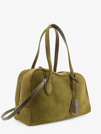 ATP Atelier Women's Noale Suede Shoulder Bag Muschio